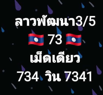 แนวทางหวยลาว 3/5/66 ชุดที่ 9