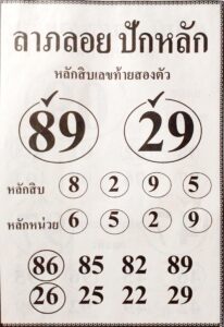 หวยลาภลอย ปักหลัก 1/6/67