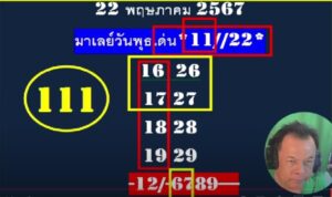 แนวทางหวยมาเลย์ 22/5/67 ชุดที่ 3