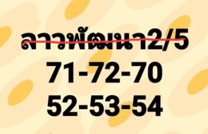 แนวทางหวยลาว 2/5/67 ชุดที่ 3