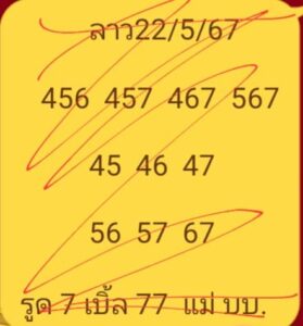 แนวทางหวยลาว 22/5/67 ชุดที่ 9