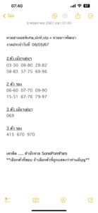 แนวทางหวยฮานอย 6/5/67 ชุดที่ 4