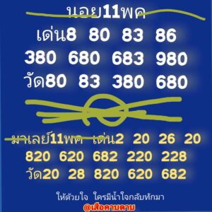 แนวทางหวยฮานอย 11/5/67 ชุดที่ 8