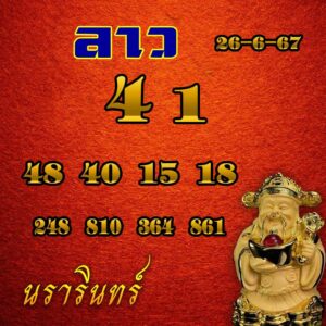 แนวทางหวยลาว 26/6/67 ชุดที่ 10