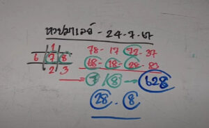 แนวทางหวยมาเลย์ 24/7/67 ชุดที่ 6