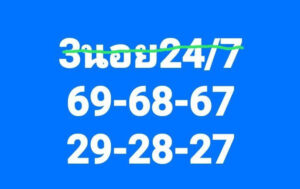 แนวทางหวยฮานอย 24/7/67 ชุดที่ 2