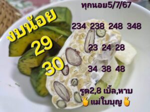 แนวทางหวยฮานอย 5/7/67 ชุดที่ 6