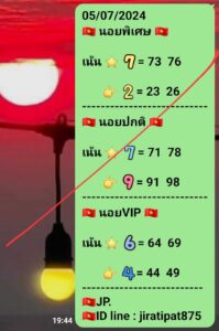 แนวทางหวยฮานอย 5/7/67 ชุดที่ 8