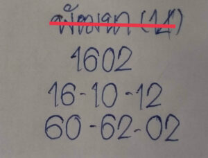 แนวทางหวยลาว 14/8/67 ชุดที่ 7