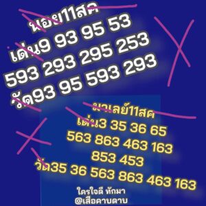 แนวทางหวยมาเลย์ 11/8/67 ชุดที่ 1