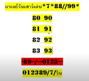 แนวทางหวยมาเลย์ 17/8/67 ชุดที่ 8