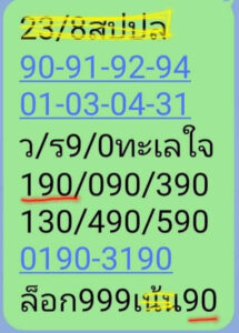 แนวทางหวยลาว 23/8/67 ชุดที่ 10