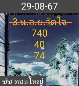 แนวทางหวยฮานอย 29/8/67 ชุดที่ 10