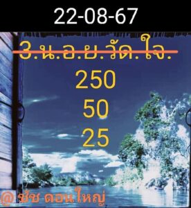 แนวทางหวยฮานอย 22/8/67 ชุดที่ 5