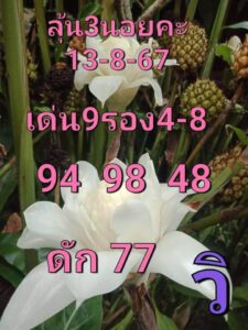 แนวทางหวยฮานอย 13/8/67 ชุดที่ 7