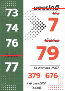 แนวทางหวยฮานอย 10/8/67 ชุดที่ 8