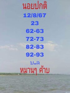 แนวทางหวยฮานอย 12/8/67 ชุดที่ 8