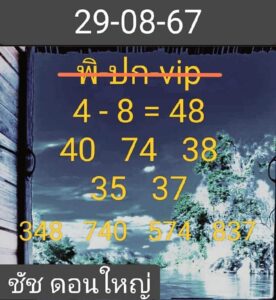 แนวทางหวยฮานอย 29/8/67 ชุดที่ 9