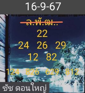 แนวทางหวยลาว 16/9/67 ชุดที่ 3