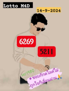 แนวทางหวยมาเลย์ 14/9/67 ชุดที่ 4