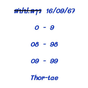 แนวทางหวยลาว 16/9/67 ชุดที่ 8