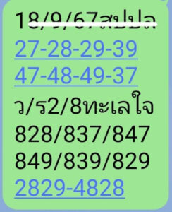 แนวทางหวยลาว 18/9/67 ชุดที่ 9