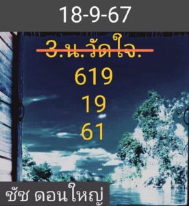 แนวทางหวยฮานอย 18/9/67 ชุดที่ 4