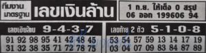 เลขเงินล้าน 1/10/67