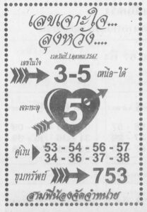 เลขเจาะใจลุงหวัง 1/10/67