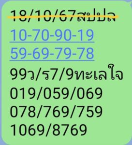 แนวทางหวยลาว 18/10/67 ชุดที่ 9