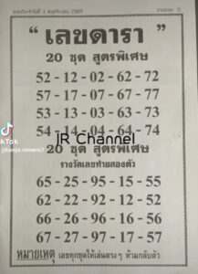 เลขดารา 1/11/67