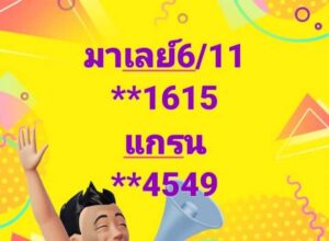 แนวทางหวยมาเลย์ 6/11/67 ชุดที่ 3