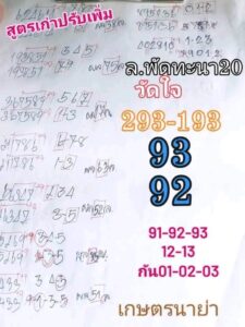 แนวทางหวยลาว 20/11/67 ชุดที่ 10