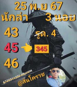 แนวทางหวยฮานอย 25/11/67 ชุดที่ 10