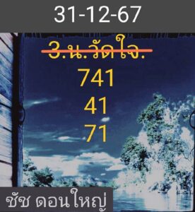 แนวทางหวยฮานอย 31/12/67 ชุดที่ 10