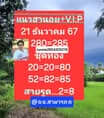 แนวทางหวยฮานอย 21/12/67 ชุดที่ 10