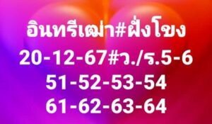 แนวทางหวยลาว 20/12/67 ชุดที่ 5