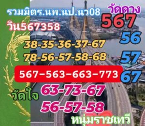 แนวทางหวยฮานอย 8/12/67 ชุดที่ 3