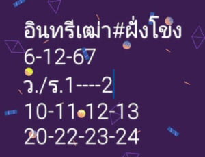 แนวทางหวยลาว 6/12/67 ชุดที่ 10