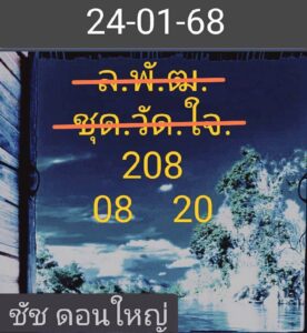 แนวทางหวยลาว 24/1/68 ชุดที่ 3