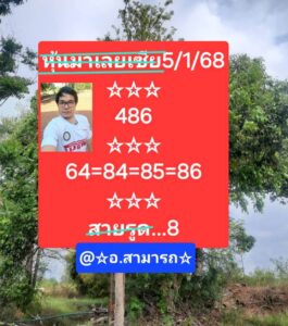 แนวทางหวยมาเลย์ 5/1/68 ชุดที่ 1