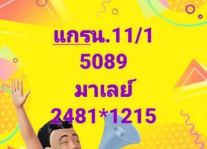 แนวทางหวยมาเลย์ 11/1/68 ชุดที่ 2