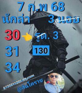 แนวทางหวยฮานอย 7/2/68 ชุดที่ 2