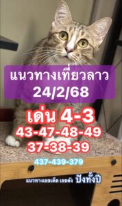 แนวทางหวยลาว 24/2/68 ชุดที่ 1