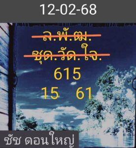 แนวทางหวยลาว 12/2/68 ชุดที่ 6